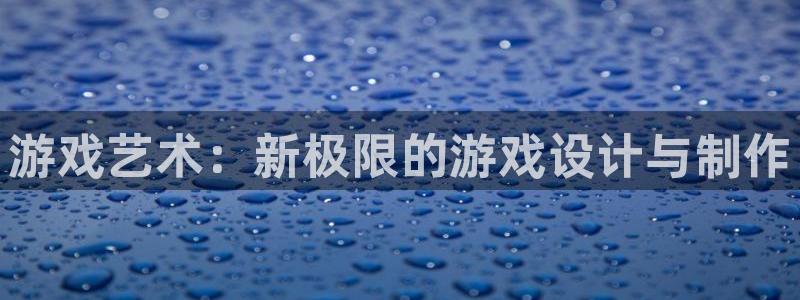 杏悦2：游戏艺术：新极限的游戏设计与制作