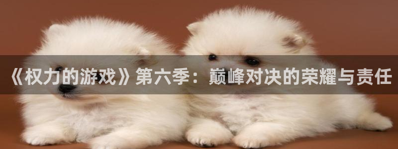 杏悦2平台学科排名：《权力的游戏》第六季：巅峰对决的荣耀与责